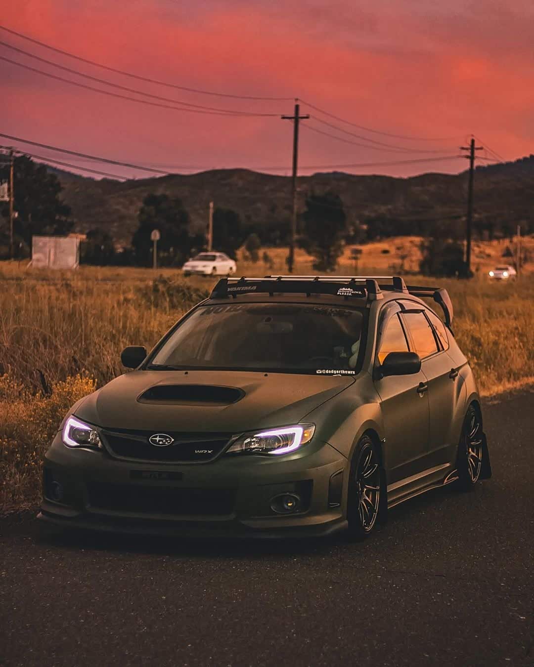 斯巴鲁翼豹wrx,一头霸气小豹子.