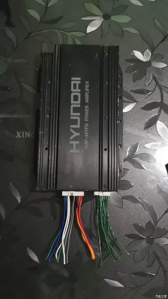 【图】现代拆车功放hap-40yfd安装及降低底噪_逍客论坛_汽车之家论坛