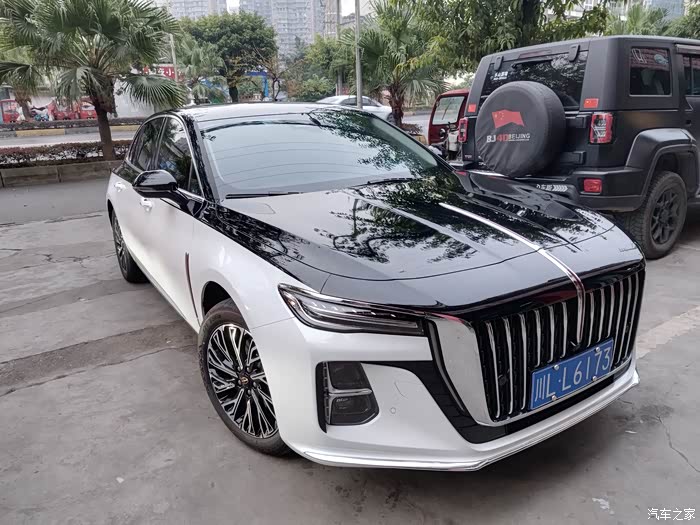 【图】红旗h5黑白双拼色简直锦上又添花_红旗h5/h5经典论坛_汽车之家