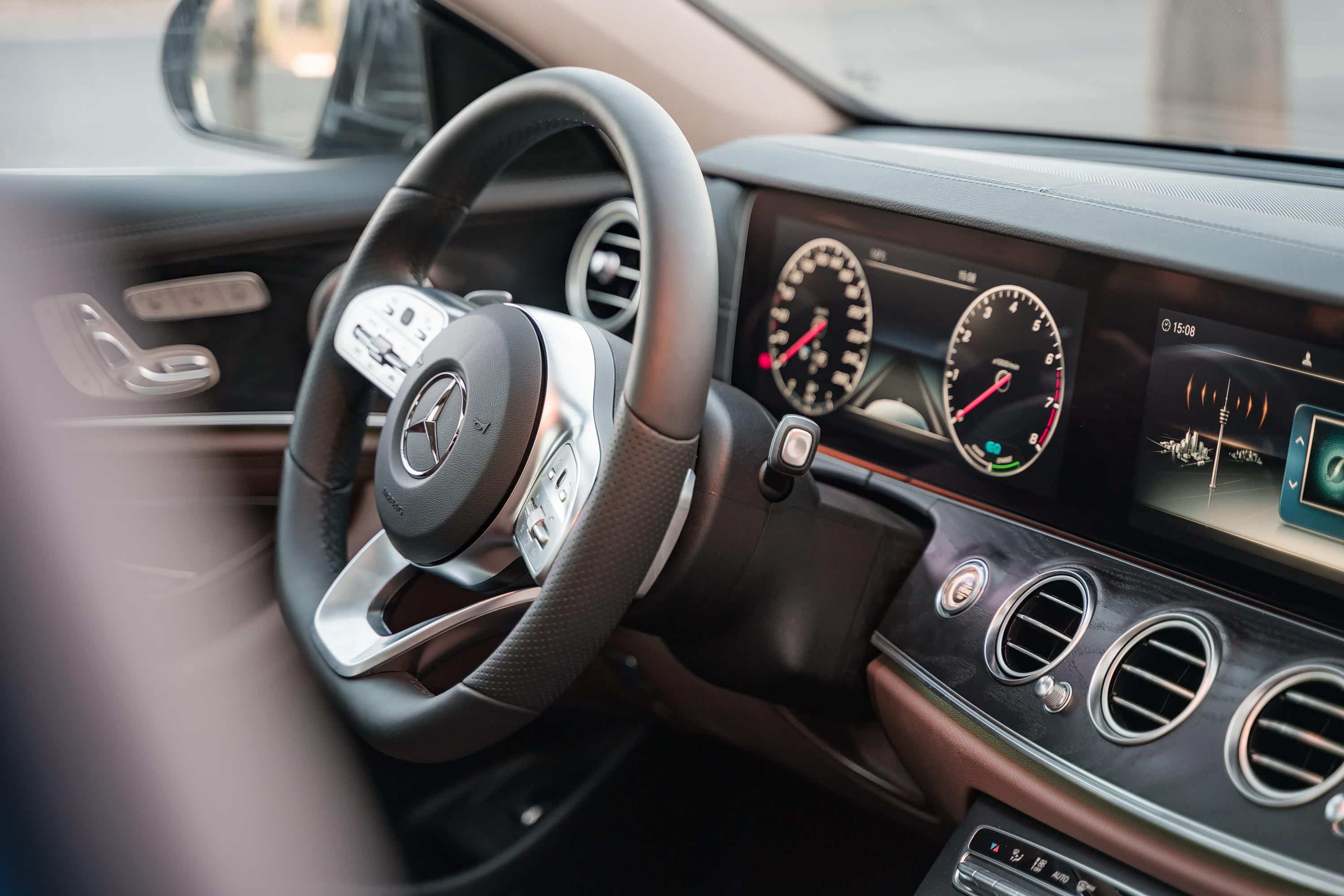 奔驰的这个设计真的豪华感十足看这空调出风口