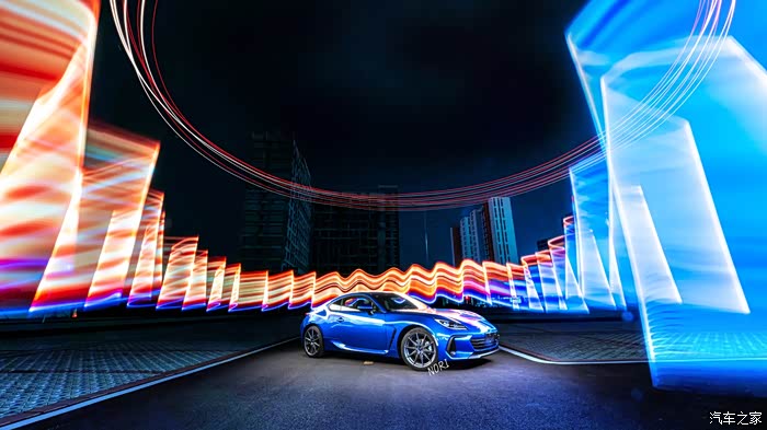 汽车之家android版 brz光绘摄影小试 4月19号提车,白天工作忙,开的少