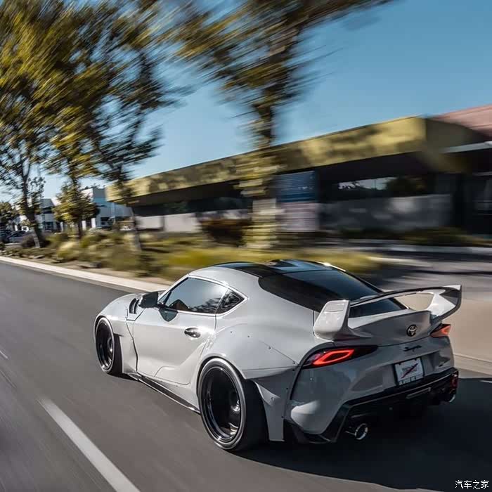 丰田supra a90改装,超帅尾翼