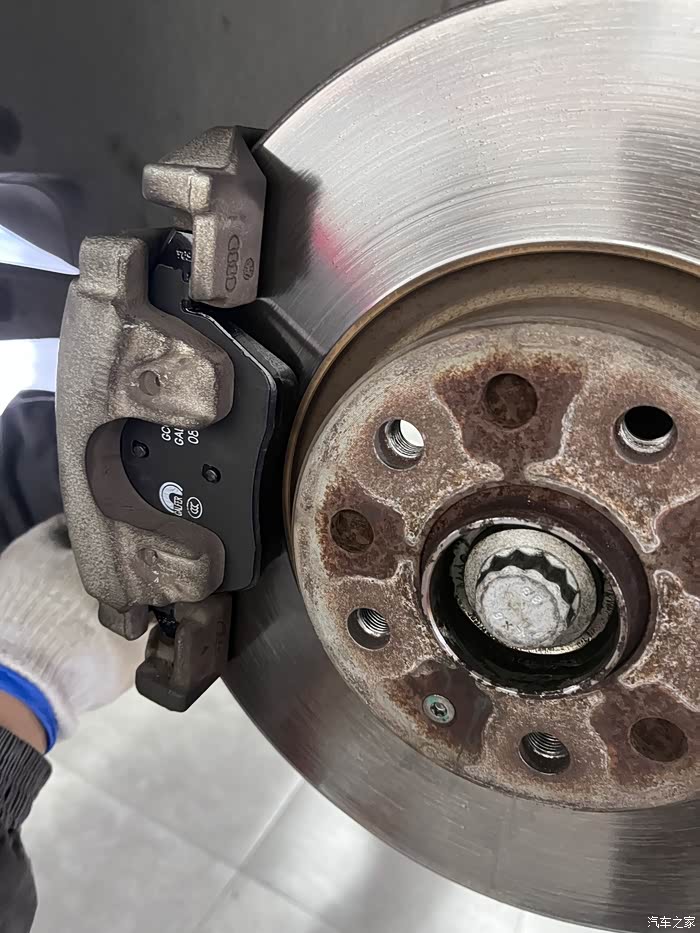 【图】途观更换itt前刹车片_途观/途观l论坛_汽车之家论坛