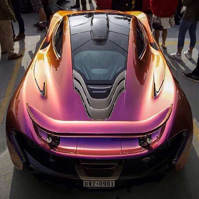 迈凯伦p1够酷够炫彩这渐变色绝了