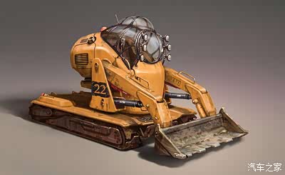 这台挖掘机——并没有很多的高科技设计加持——现在咱们乡下好多mini