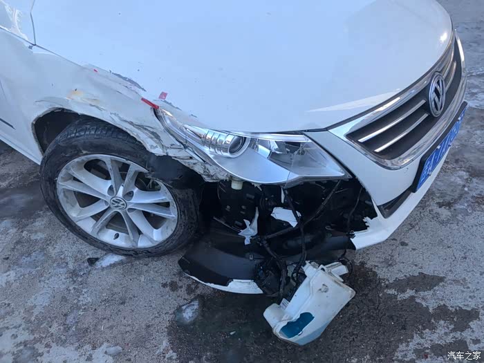 11款大众cc出了事故太伤心了