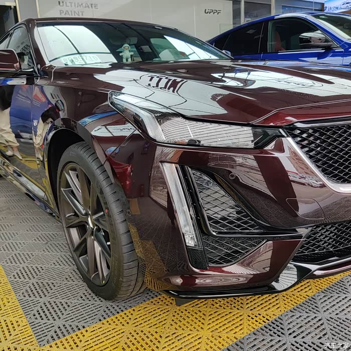 【图】稀缺珊瑚紫铂金ct5提车,年轻就是运动!