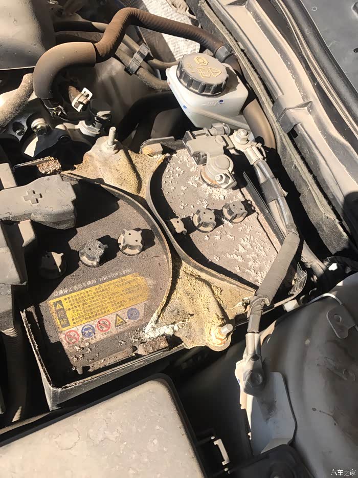 【图】这电瓶是废了么_马自达3 昂克赛拉论坛_汽车之家论坛