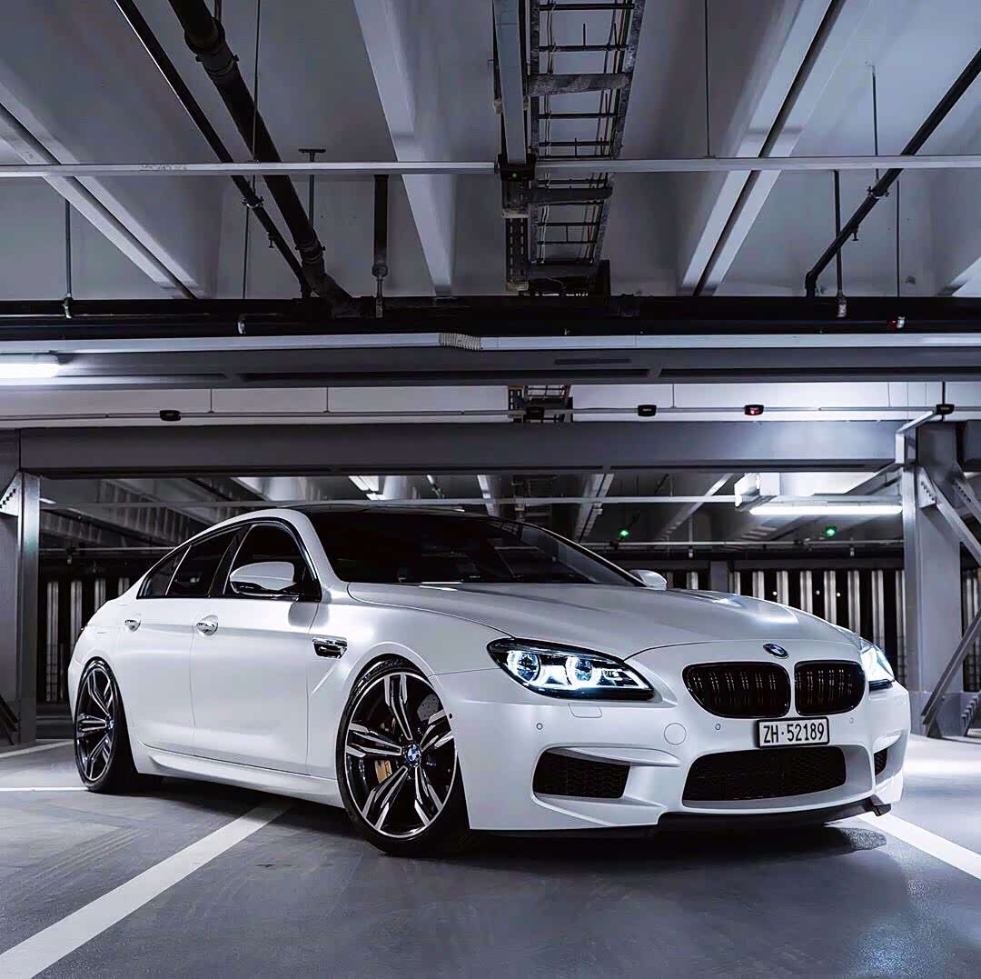 【图】bmw m6 gran白色真帅气!_宝马m系论坛_汽车之家论坛