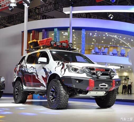 【图】重庆车展的改装母夜叉_五十铃mu-x牧游侠论坛_汽车之家论坛