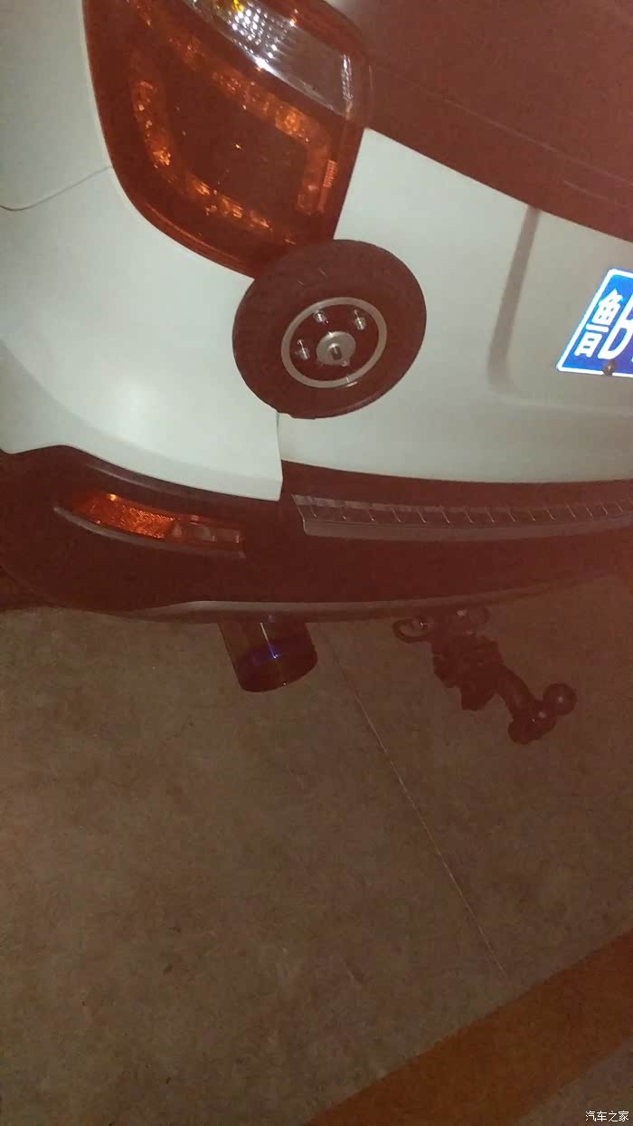 【图】长安cx70t安装后挂备胎_欧尚cx70论坛_汽车之家论坛