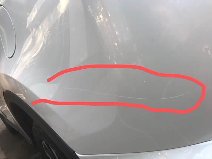 【图】车子侧面被划一条很长的划痕要怎么处理_rav4荣放论坛_汽车之家