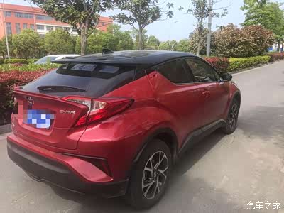红车黑顶领先版 chr提车记_丰田c-hr论坛_手机汽车之家