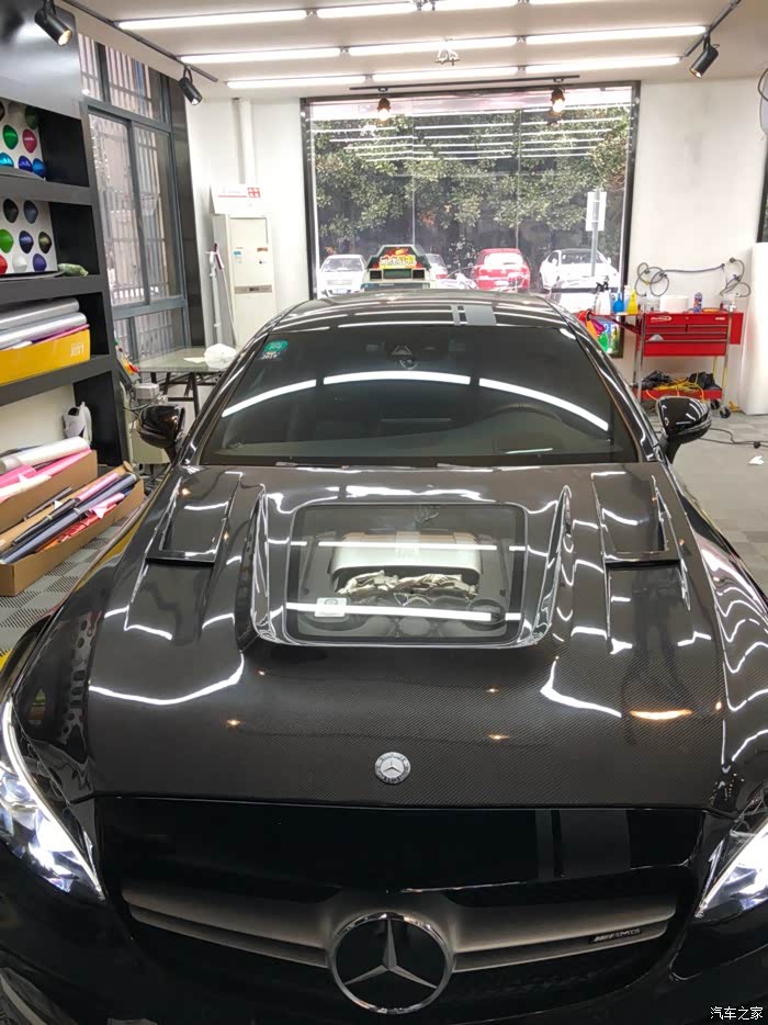 售奔驰c63透明引擎盖w205