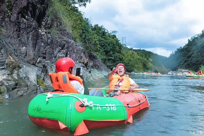 车友活动清凉一夏非你莫暑犀溪漂流记