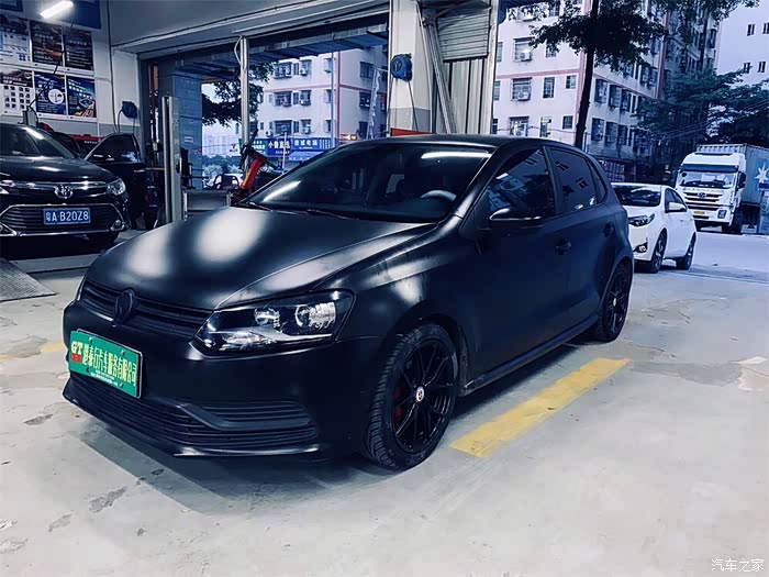 大众18款polo升级成黑武士