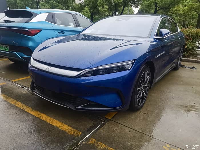 汉ev极光蓝太好看了吧