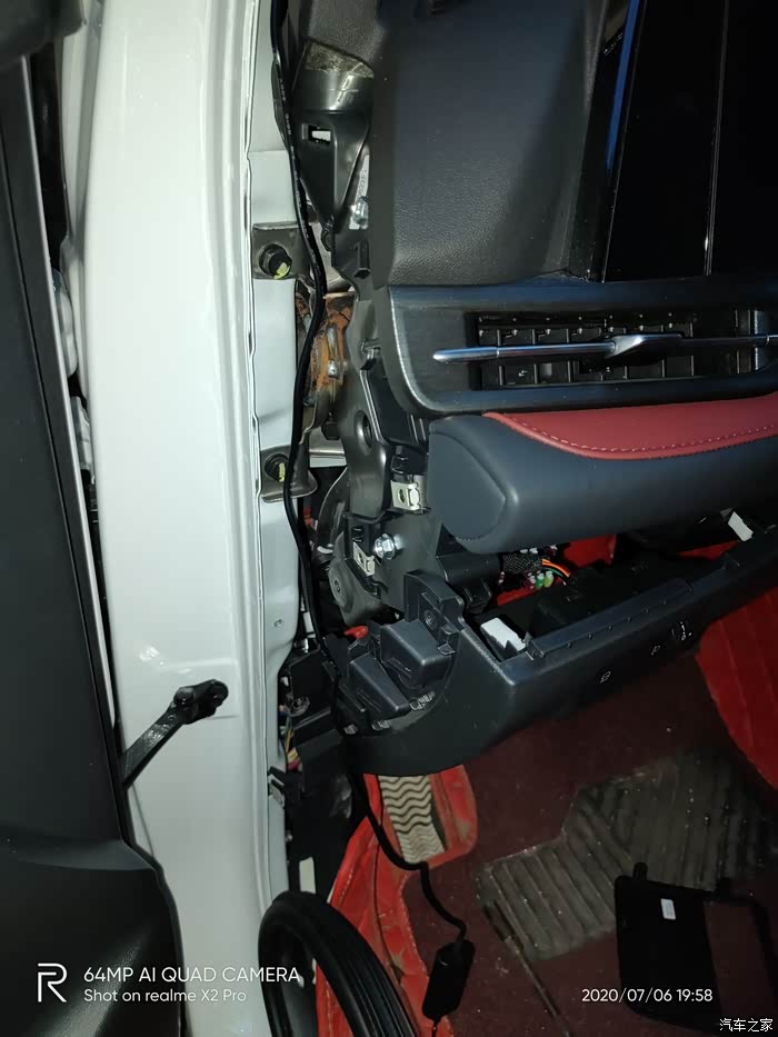 【图】手动炫色加装行车记录仪保险盒取电_长安cs55plus论坛_汽车之家