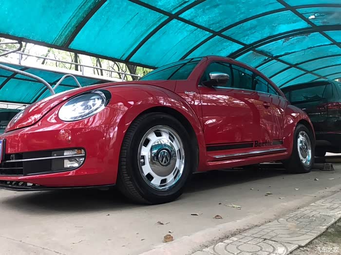 【图】【红甲1197】换装原厂17复古轮毂_甲壳虫论坛_汽车之家论坛