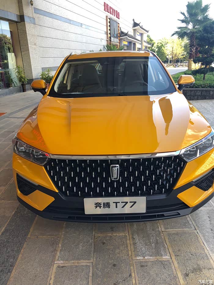 奔腾新车标!首发t77!