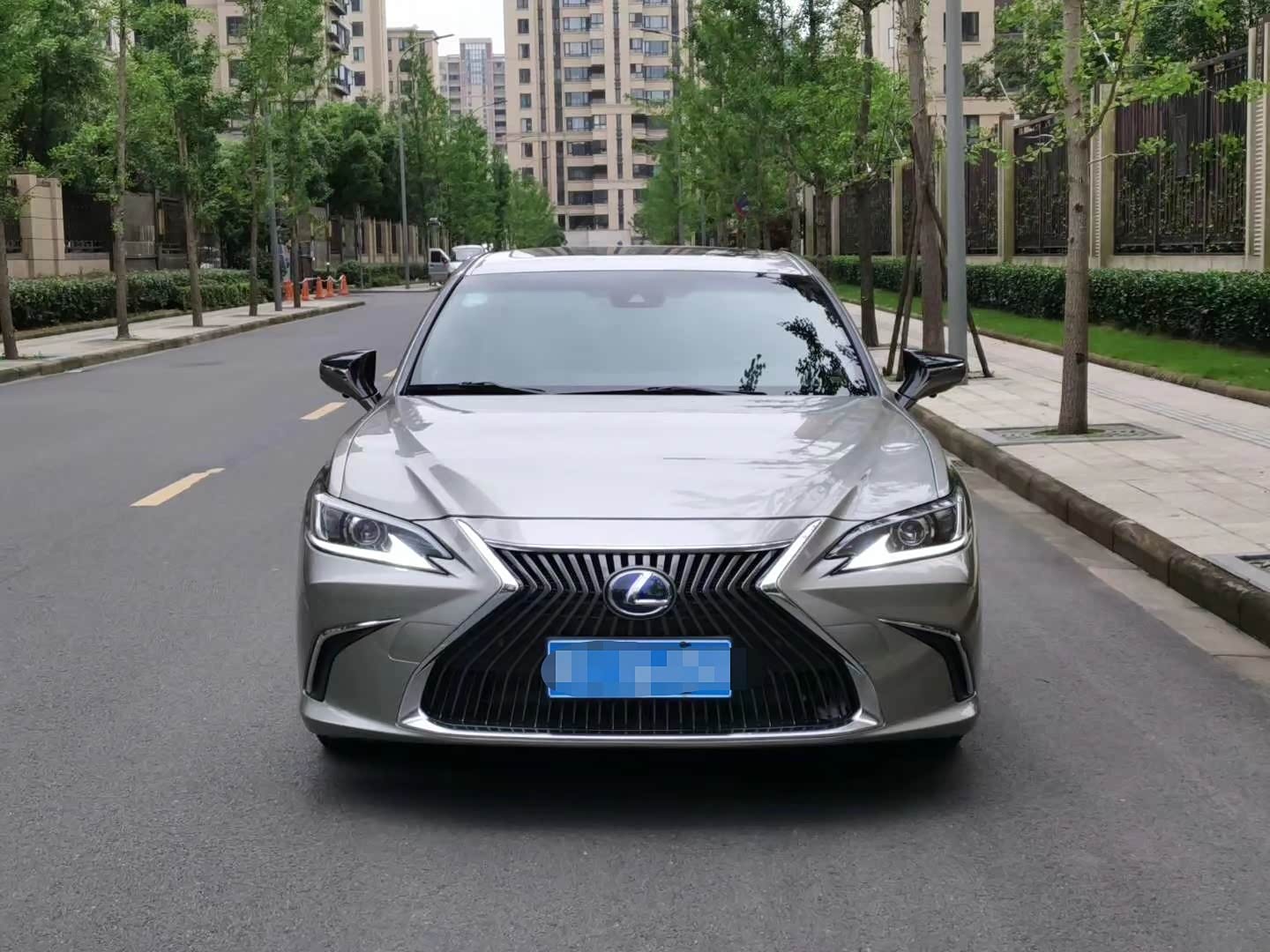 雷克萨斯es200前脸硕大的进气格栅加上凌厉而又流畅的线条