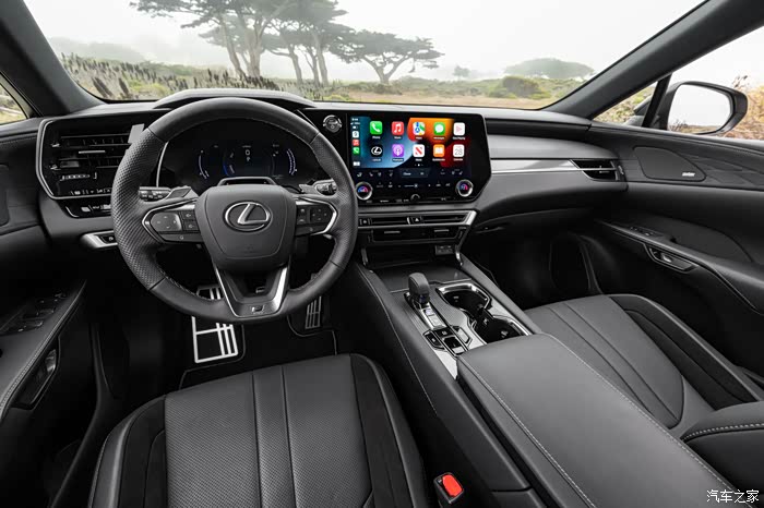 雷克萨斯官方最新发布的2023rx各版本内饰细节图顶配有竹片内饰