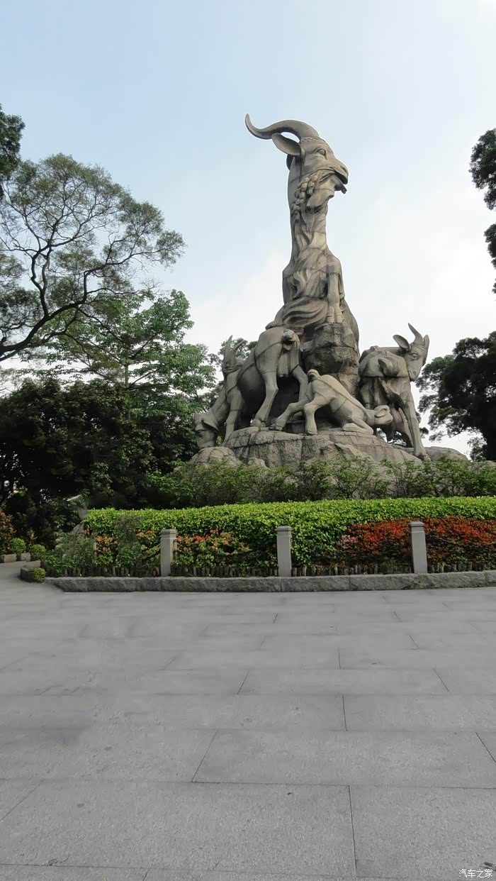 人车生活广州越秀公园有山有水有传说