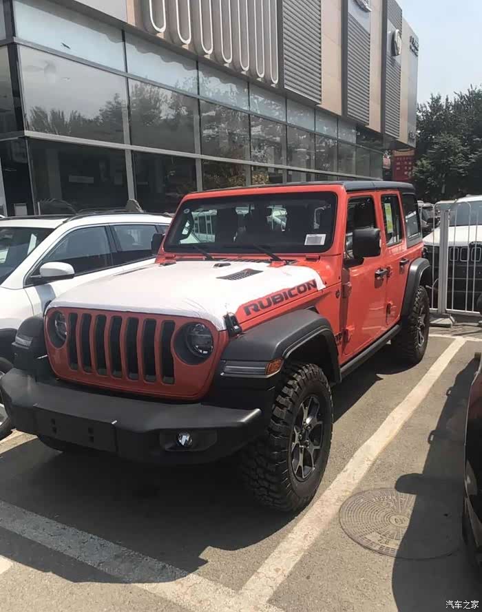 牧马人卢比肯提车作业