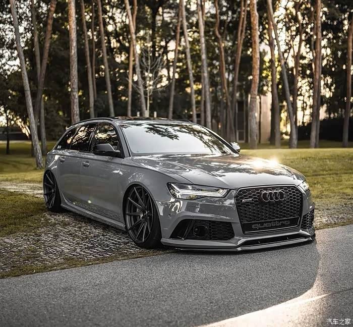 奥迪c7rs6水泥灰的颜色有和我一样喜欢这一代奥迪rs6