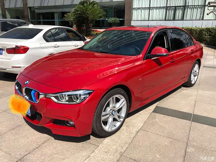 【图】那一抹骚到没朋友的红色,2018款320li领先型运动套装_宝马3系