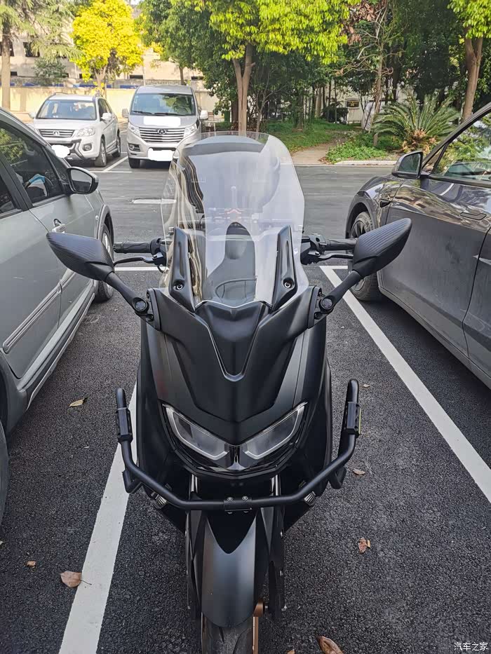 雅马哈nmax155风挡改装心得