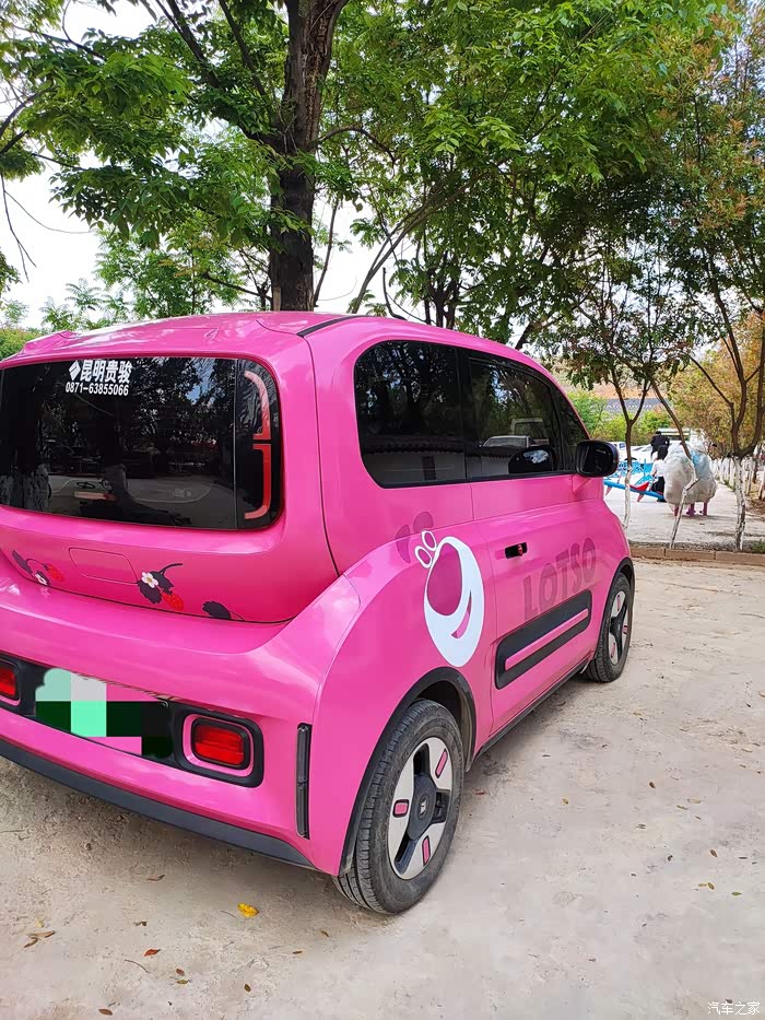 【图】粉色的小kiwi,牵动我的少女心_宝骏kiwi ev论坛_汽车之家论坛