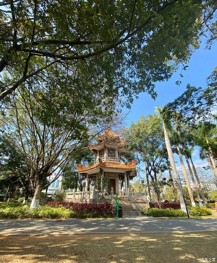 和沃尔沃s60l游玩新塘公园