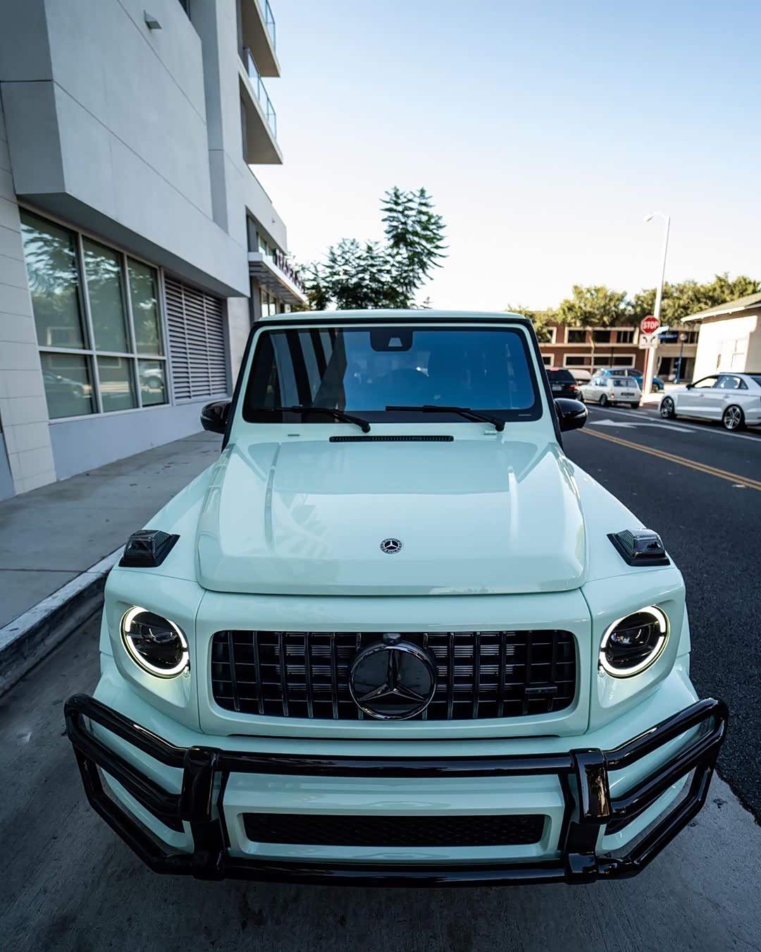 【图】青绿色大g帅气来袭_奔驰g级论坛_汽车之家论坛