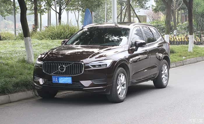 提2019款沃尔沃xc60枫木棕四个月感谢你来到我身边