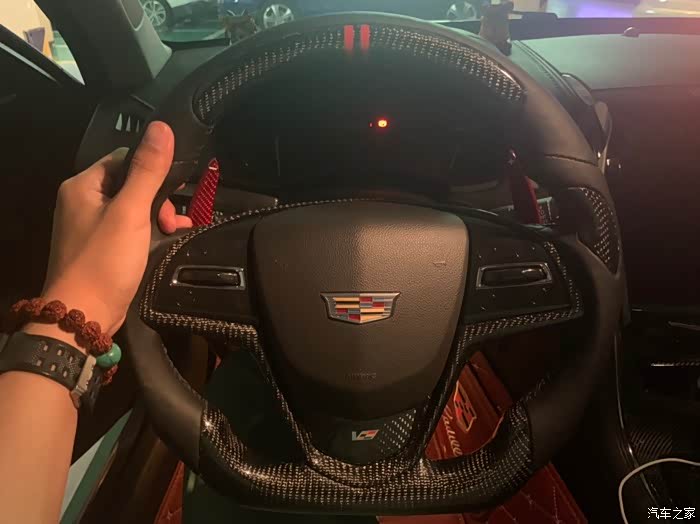 【图】换了一个ats-v方向盘_凯迪拉克ats/ats-l论坛_汽车之家论坛