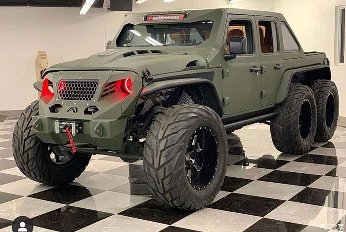 【图】全时六轮驱动的吉普车,够不够野_悍马论坛_汽车之家论坛