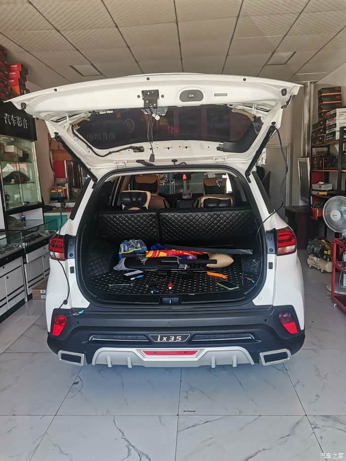 北京现代ix35电动尾门改装