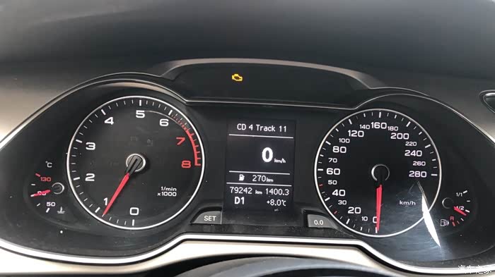 a4l出现故障灯,代码p0340,求解