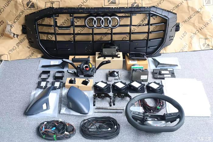 奥迪q8原厂升级配件展示