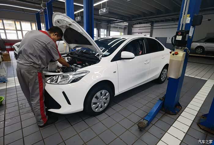 威驰保养更换防冻液体验一汽丰田售后客户关怀