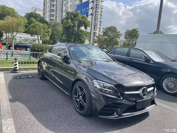 【图】喜提上海今年最后一辆c coupe石墨灰_奔驰c级论坛_汽车之家论坛