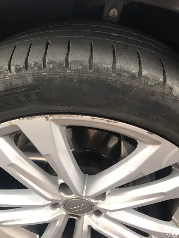【图】才三万四千公里,4s店就建议我换轮胎_奥迪a6l论坛_汽车之家论坛