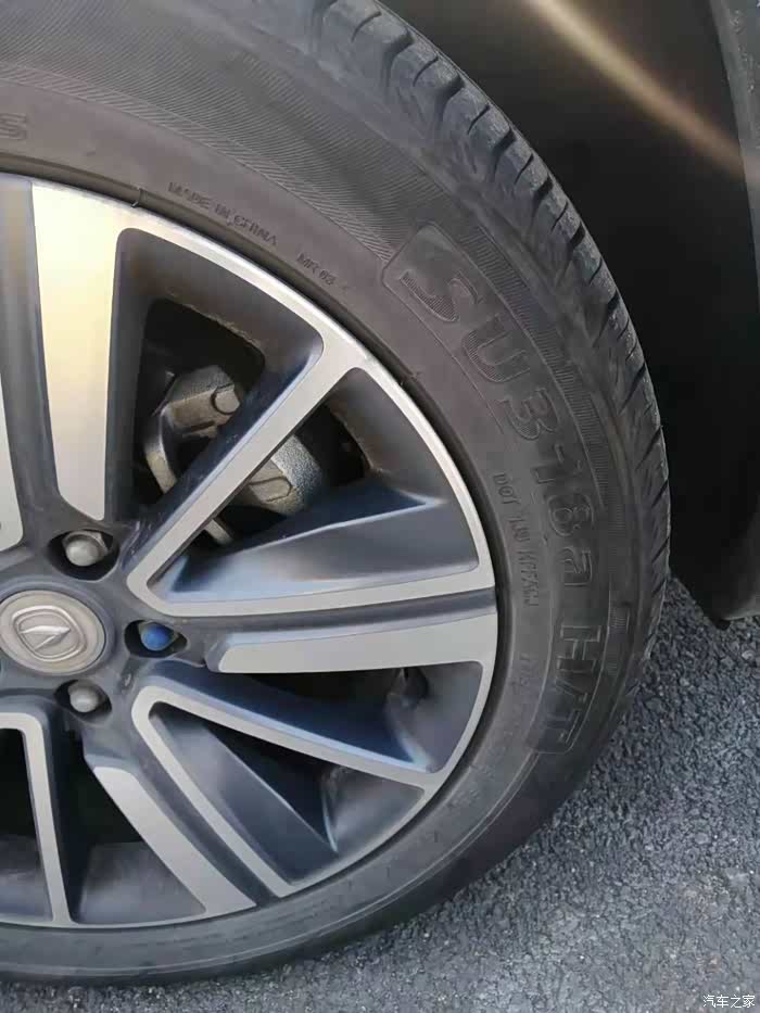 【图】长安cs35plus的轮胎用着很舒服_长安cs35plus论坛_汽车之家论坛