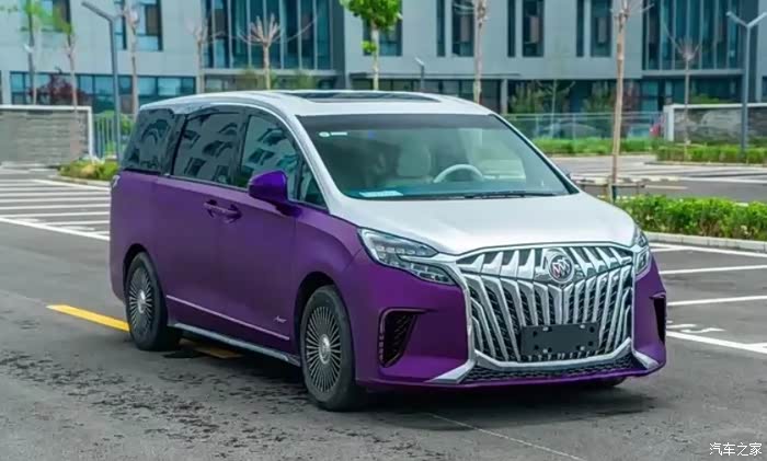 梦幻薰衣紫别克gl8内饰改色