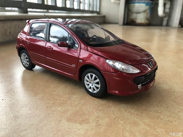 【图】东风标致307两厢车模鉴赏_模型论坛_汽车之家论坛