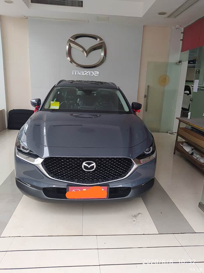 【图】嘉悦 极境灰提车贴_马自达cx-30论坛_汽车之家论坛