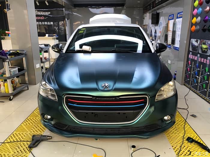 小狮子的又一次蜕变标致301改色分享