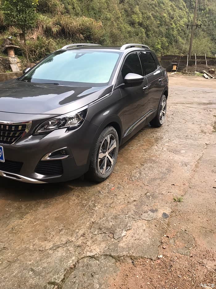 【图】喜提爱车青岩灰4008_标致4008论坛_汽车之家论坛