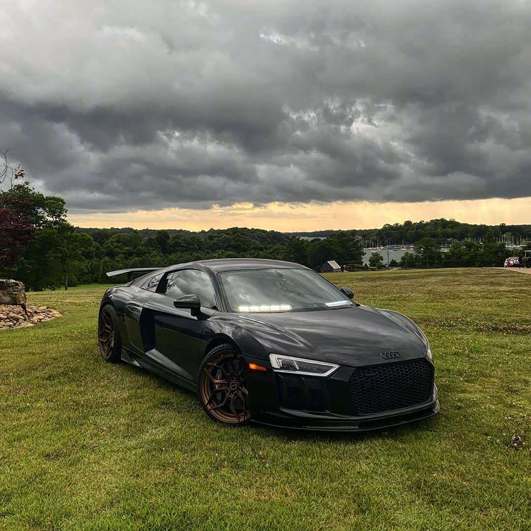 黑武士奥迪r8超酷超炫